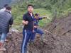 land slide affacted area survey by Chair Person of Malika Mun Myagdi